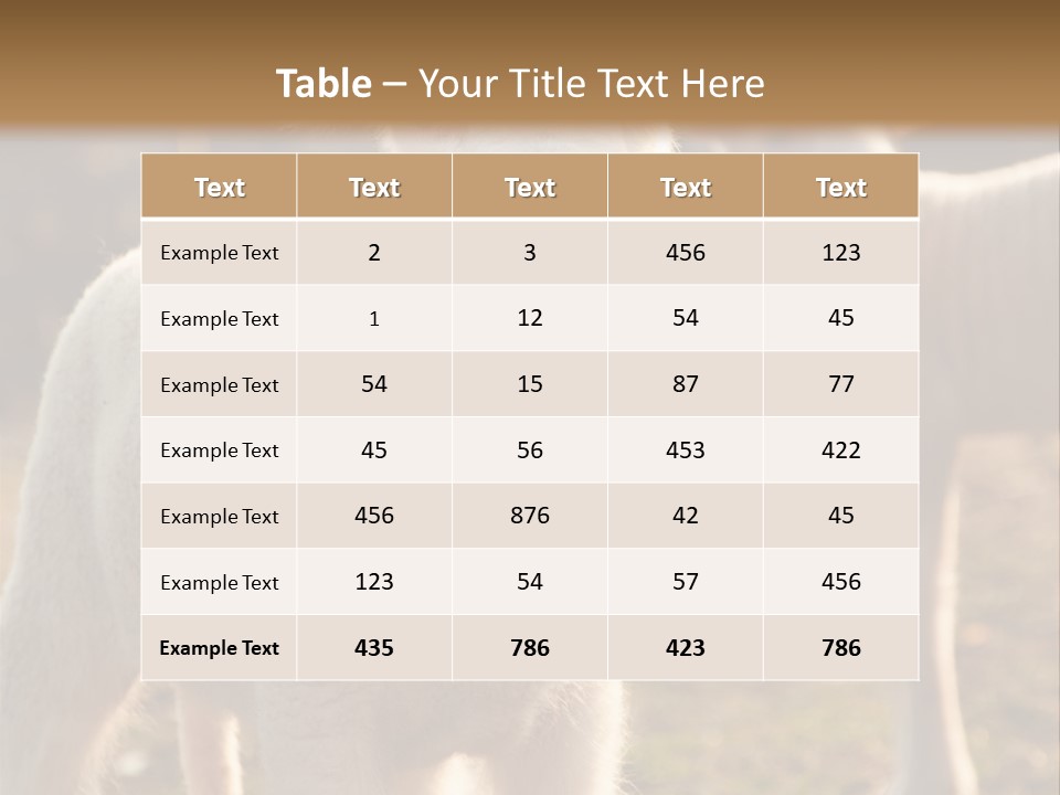 Seasonal Face Lamb PowerPoint Template