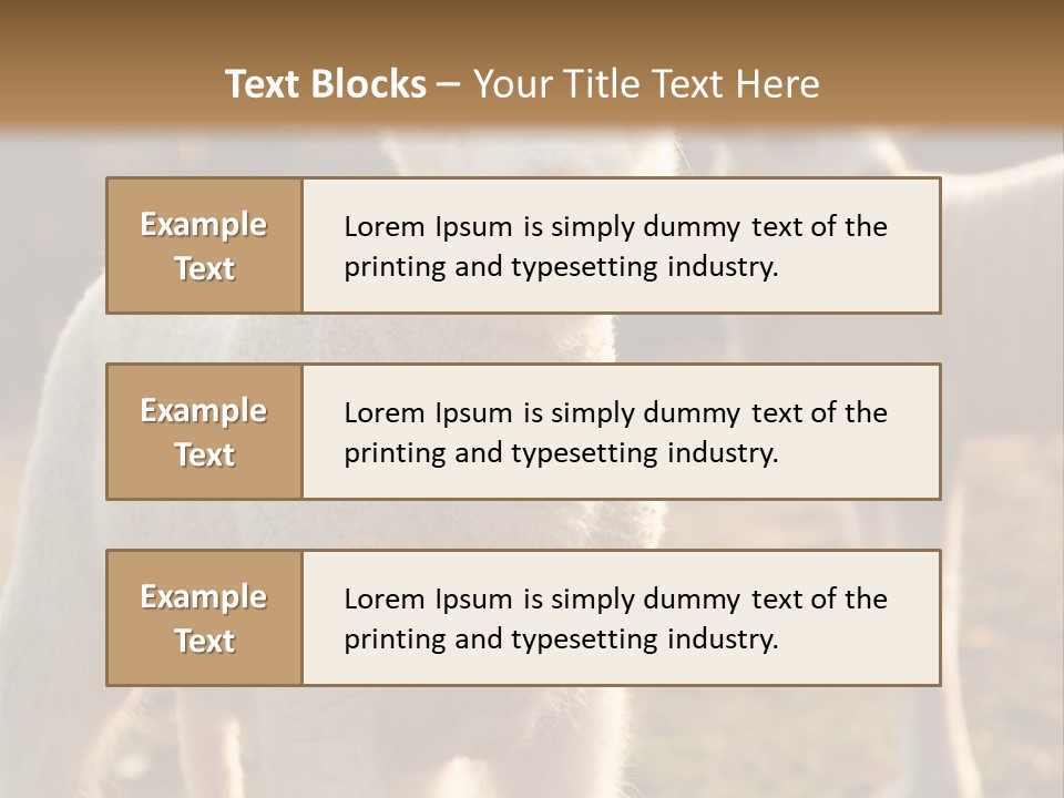 Seasonal Face Lamb PowerPoint Template