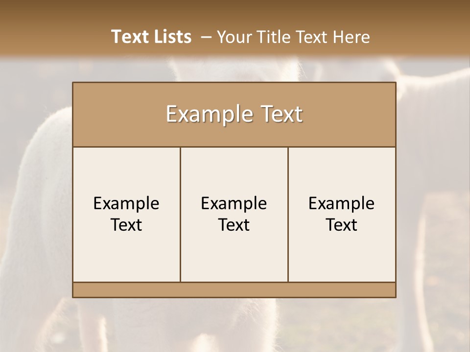 Seasonal Face Lamb PowerPoint Template