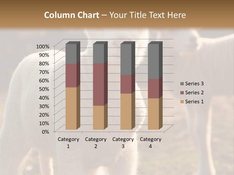 Seasonal Face Lamb PowerPoint Template