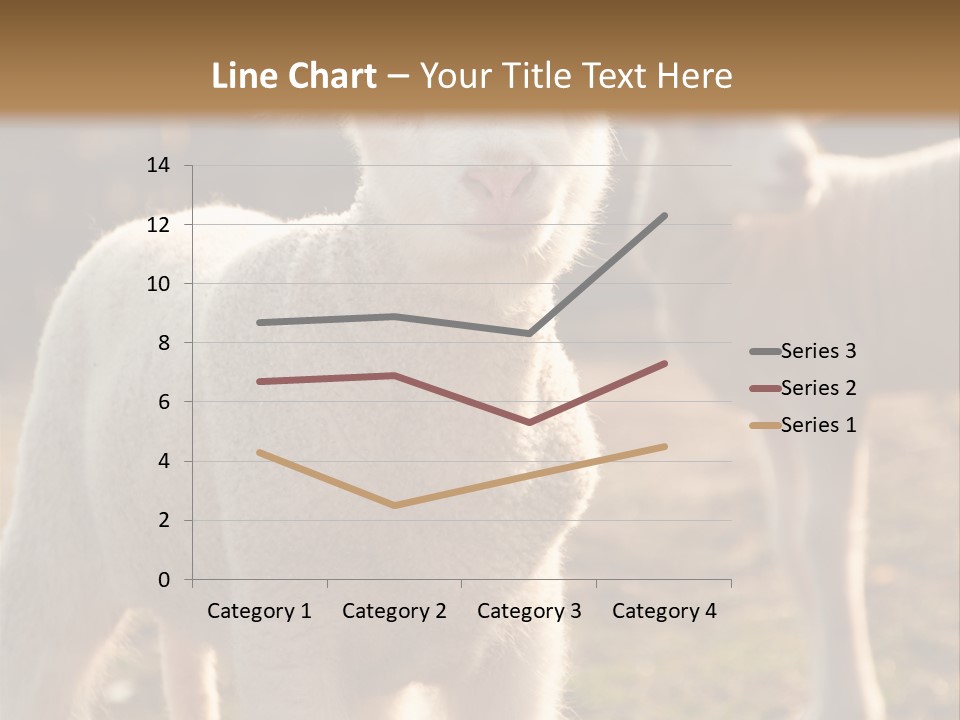 Seasonal Face Lamb PowerPoint Template
