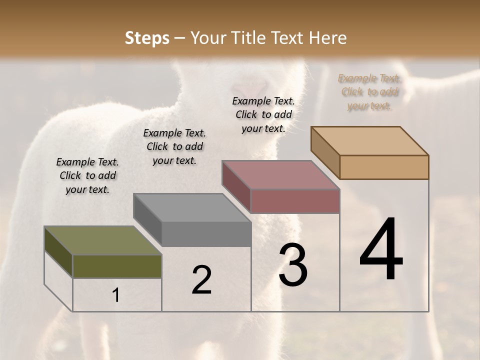 Seasonal Face Lamb PowerPoint Template