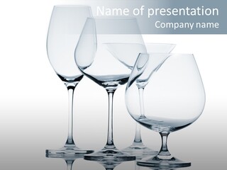 Crystal Bar Still PowerPoint Template