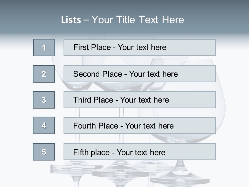 Crystal Bar Still PowerPoint Template