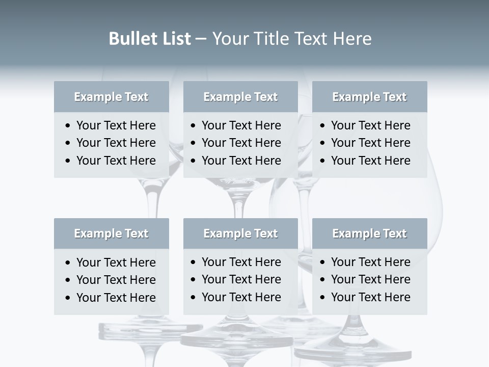 Crystal Bar Still PowerPoint Template