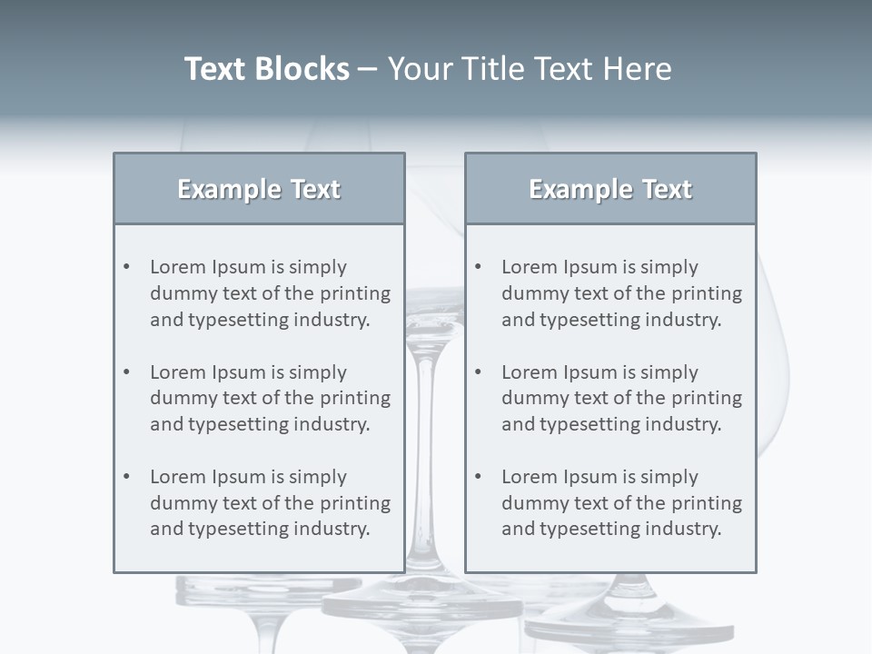 Crystal Bar Still PowerPoint Template