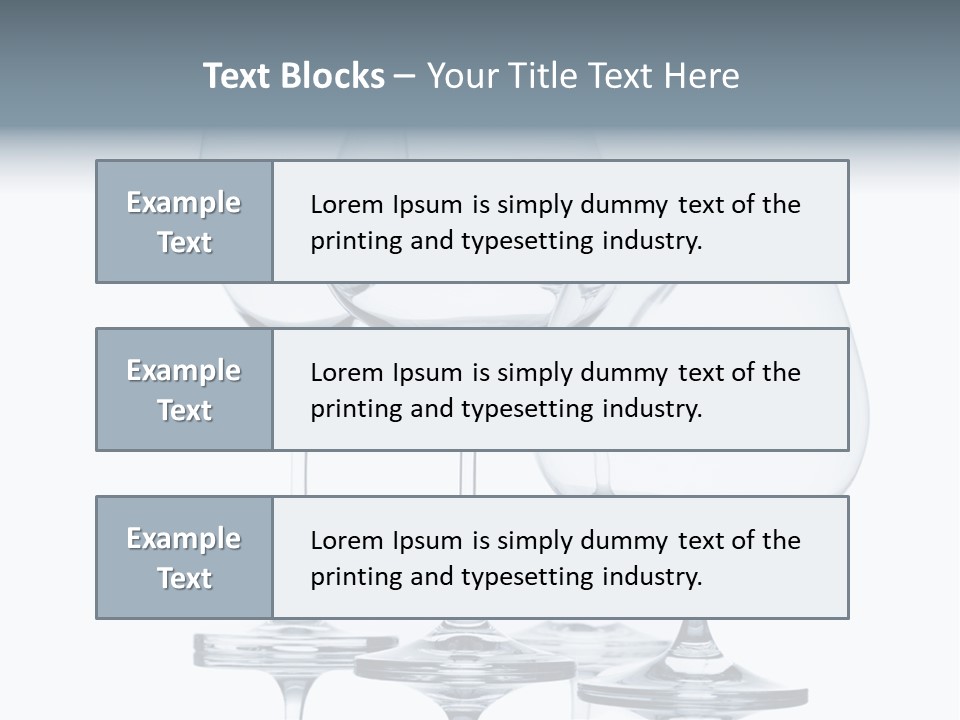 Crystal Bar Still PowerPoint Template