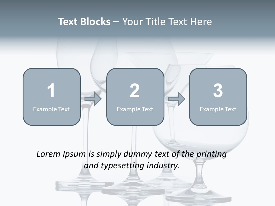 Crystal Bar Still PowerPoint Template