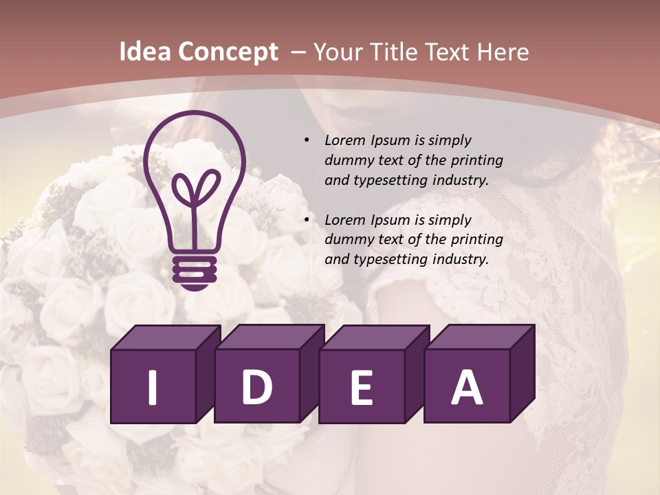 Auburn Blue Eyes Y PowerPoint Template