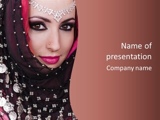 Muslim India Silver PowerPoint Template