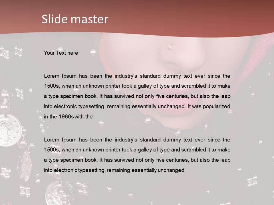 Muslim India Silver PowerPoint Template