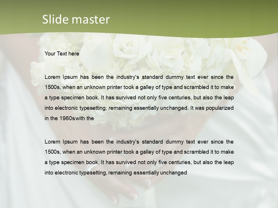 Celebration Hand Jewels PowerPoint Template