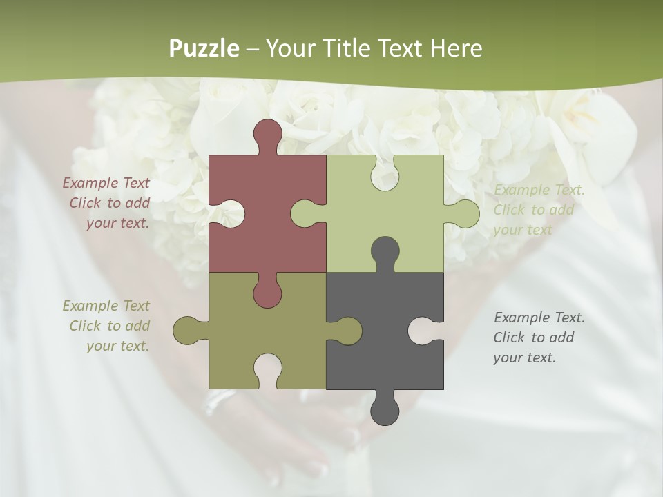 Celebration Hand Jewels PowerPoint Template