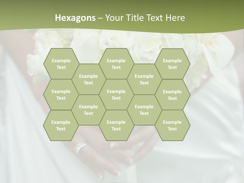 Celebration Hand Jewels PowerPoint Template