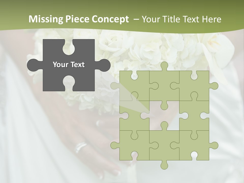 Celebration Hand Jewels PowerPoint Template