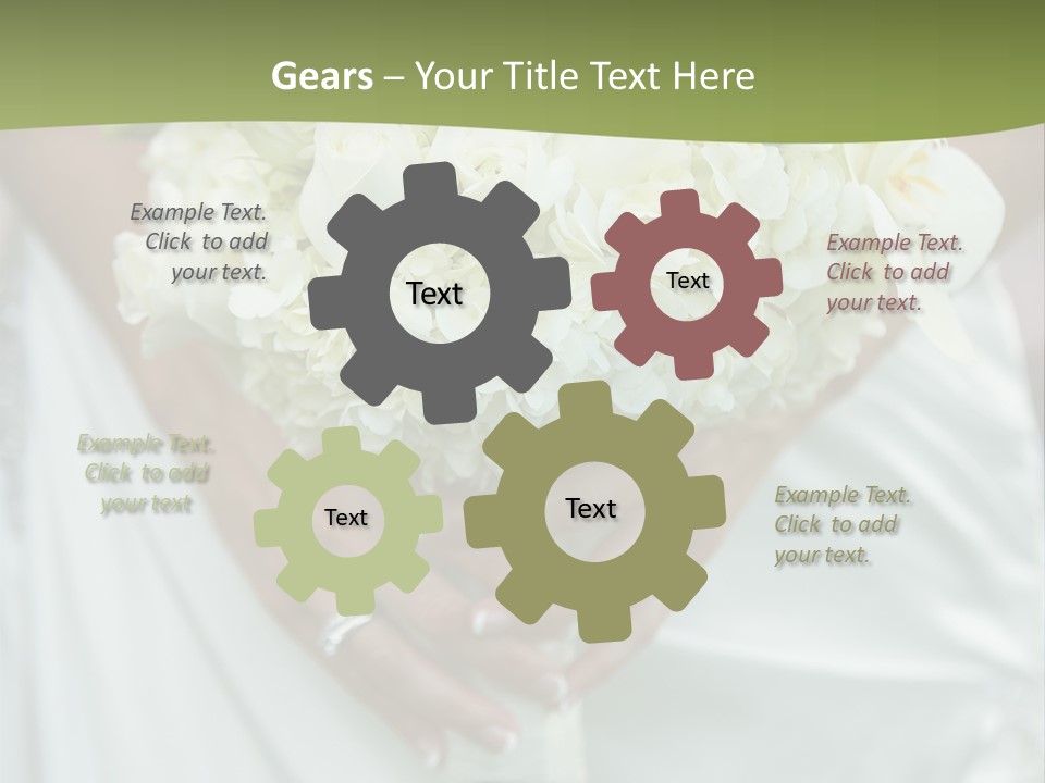 Celebration Hand Jewels PowerPoint Template