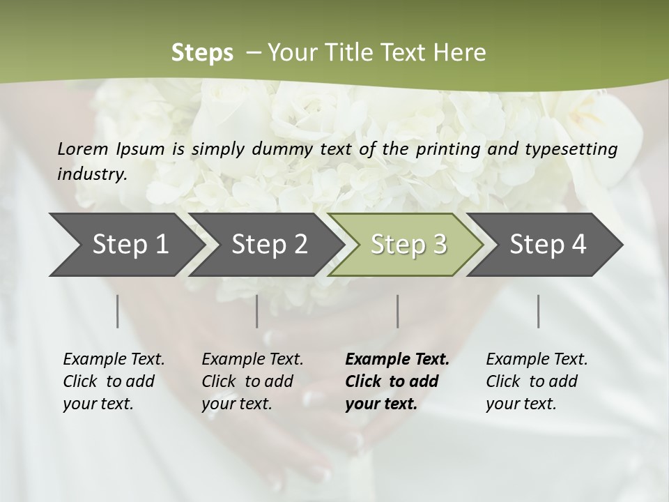 Celebration Hand Jewels PowerPoint Template