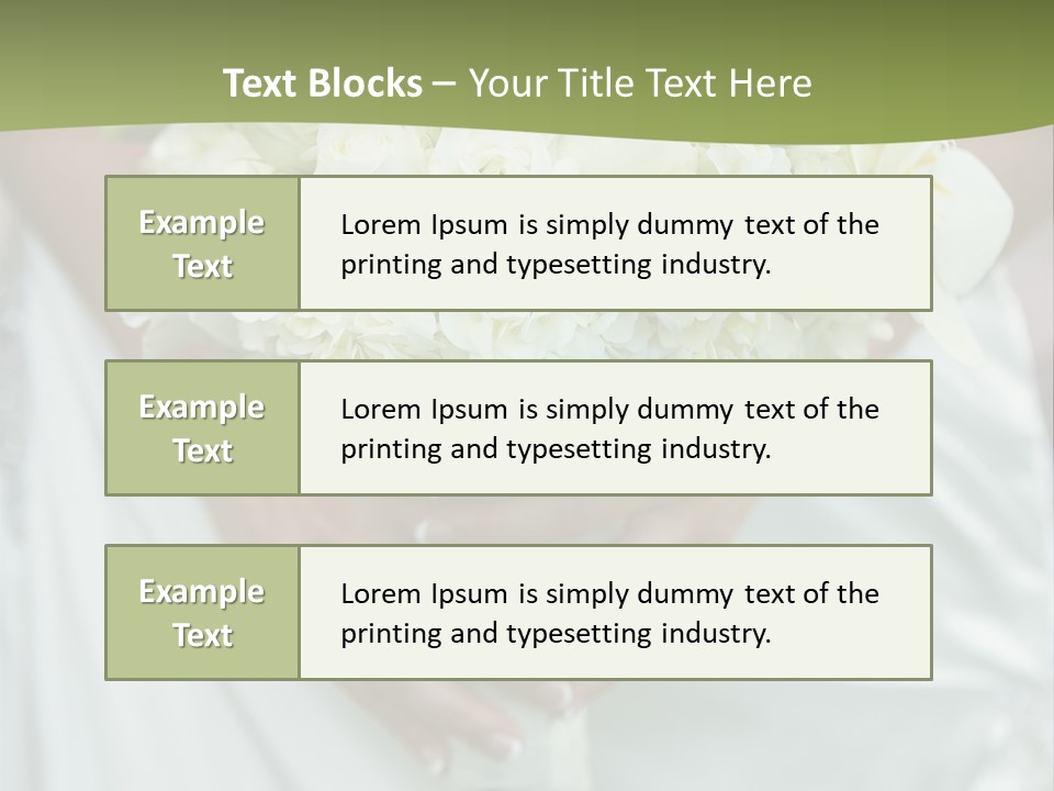 Celebration Hand Jewels PowerPoint Template