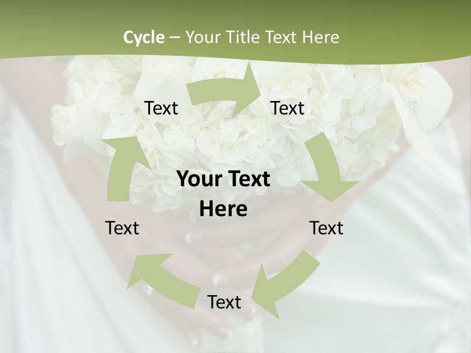 Celebration Hand Jewels PowerPoint Template