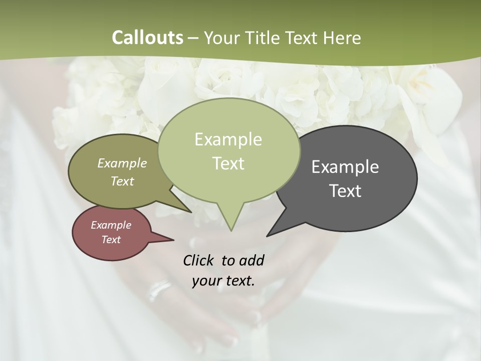 Celebration Hand Jewels PowerPoint Template