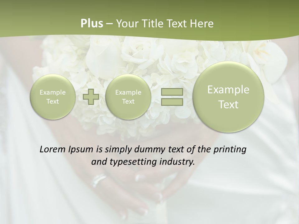 Celebration Hand Jewels PowerPoint Template