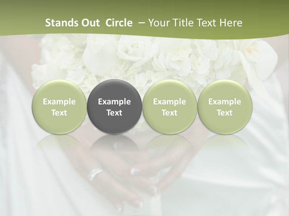 Celebration Hand Jewels PowerPoint Template