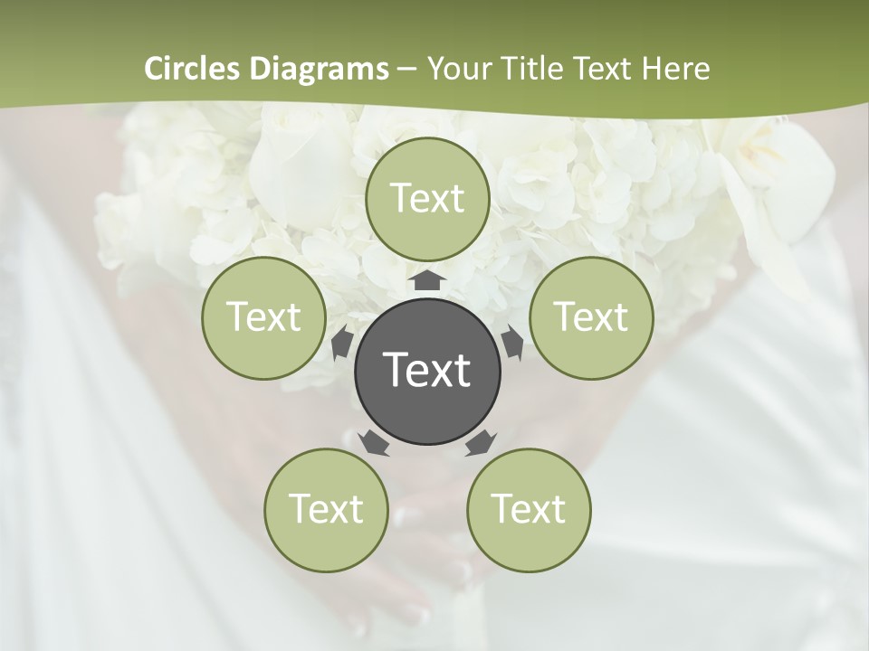 Celebration Hand Jewels PowerPoint Template