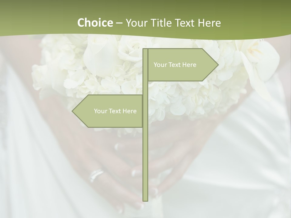 Celebration Hand Jewels PowerPoint Template