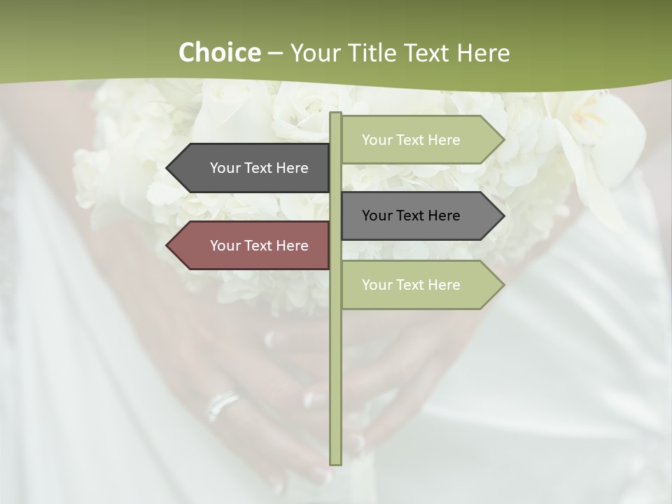 Celebration Hand Jewels PowerPoint Template