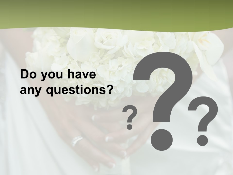 Celebration Hand Jewels PowerPoint Template