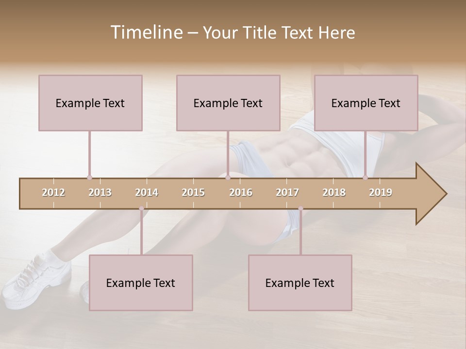 Girl Routine Bra PowerPoint Template