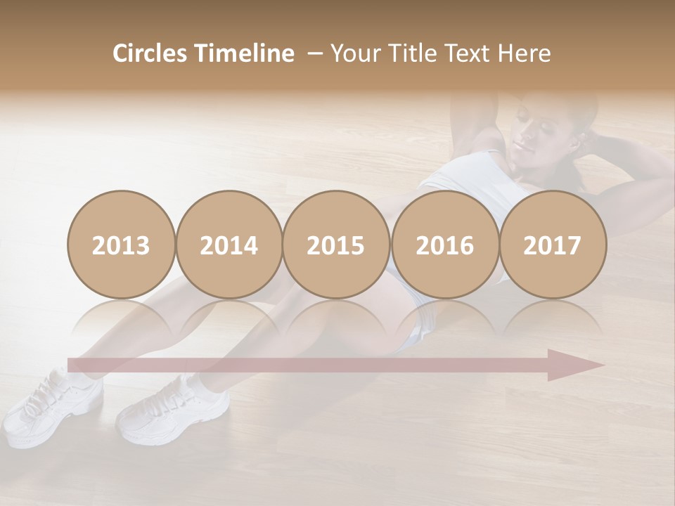 Girl Routine Bra PowerPoint Template