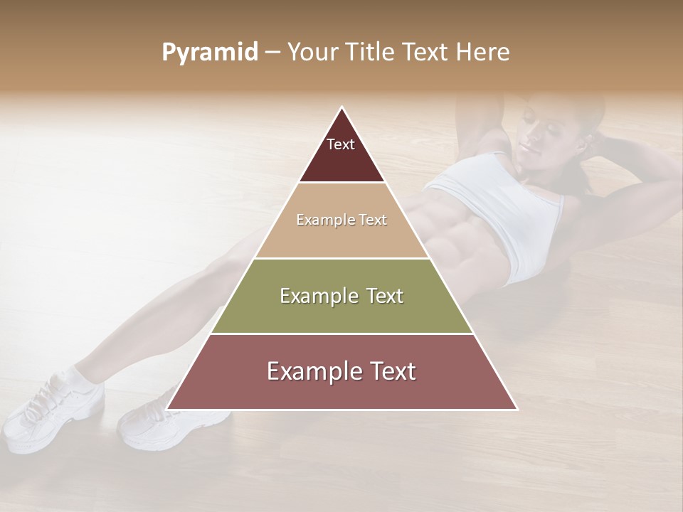 Girl Routine Bra PowerPoint Template