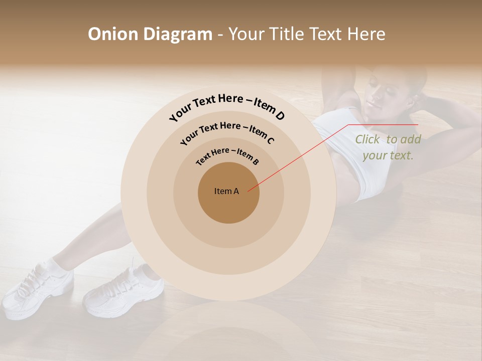 Girl Routine Bra PowerPoint Template