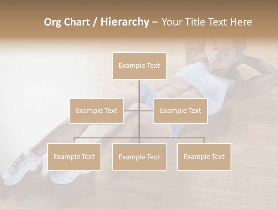 Girl Routine Bra PowerPoint Template