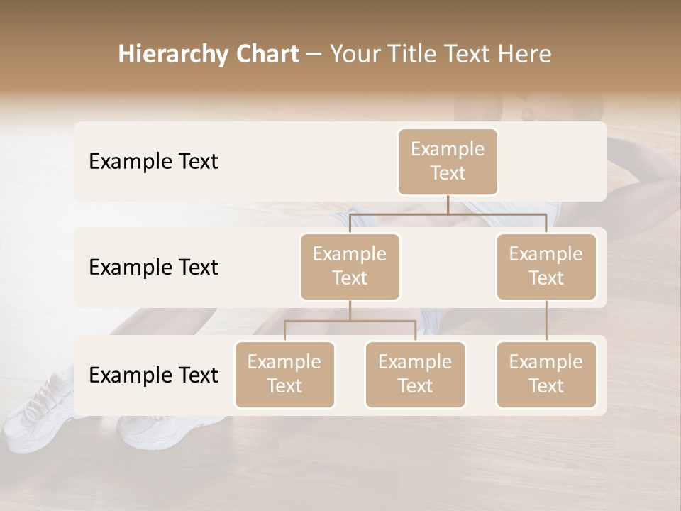 Girl Routine Bra PowerPoint Template