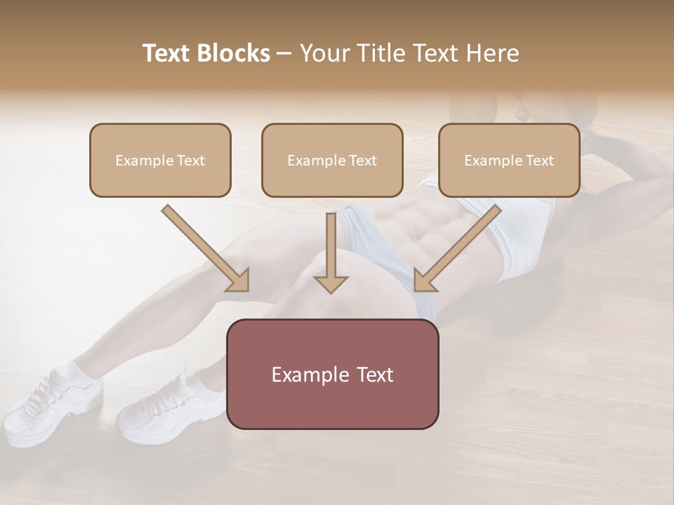 Girl Routine Bra PowerPoint Template