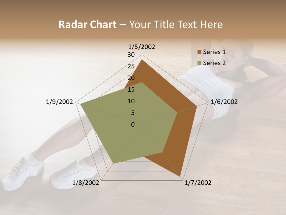 Girl Routine Bra PowerPoint Template