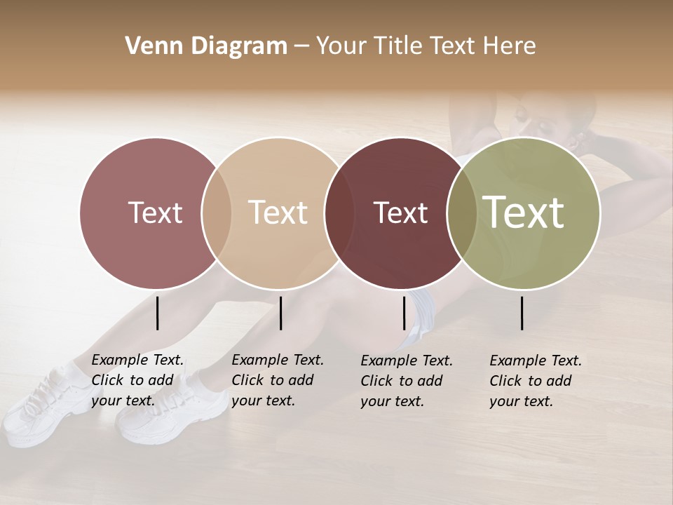 Girl Routine Bra PowerPoint Template