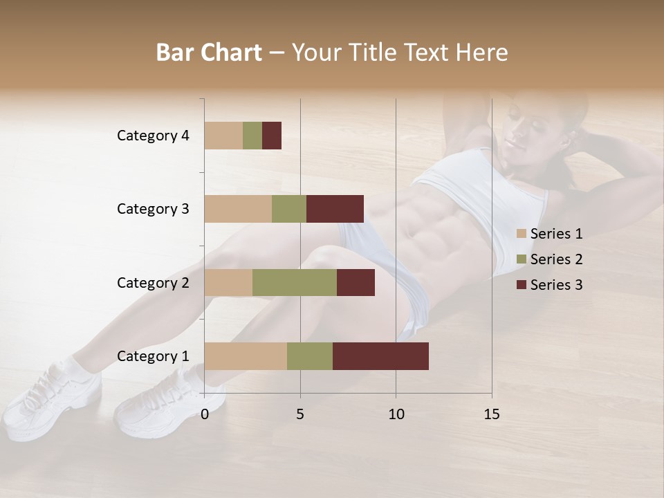 Girl Routine Bra PowerPoint Template