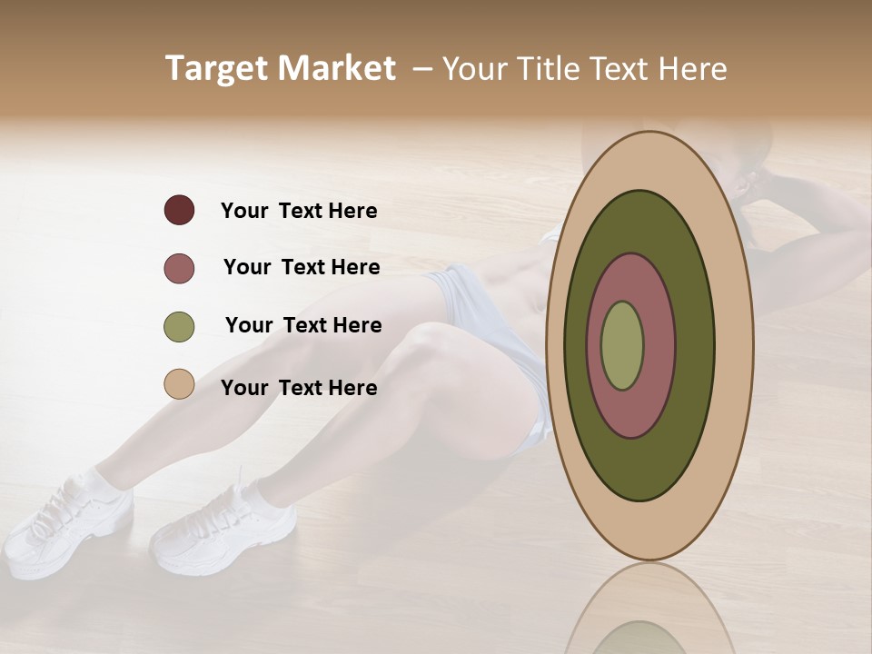 Girl Routine Bra PowerPoint Template