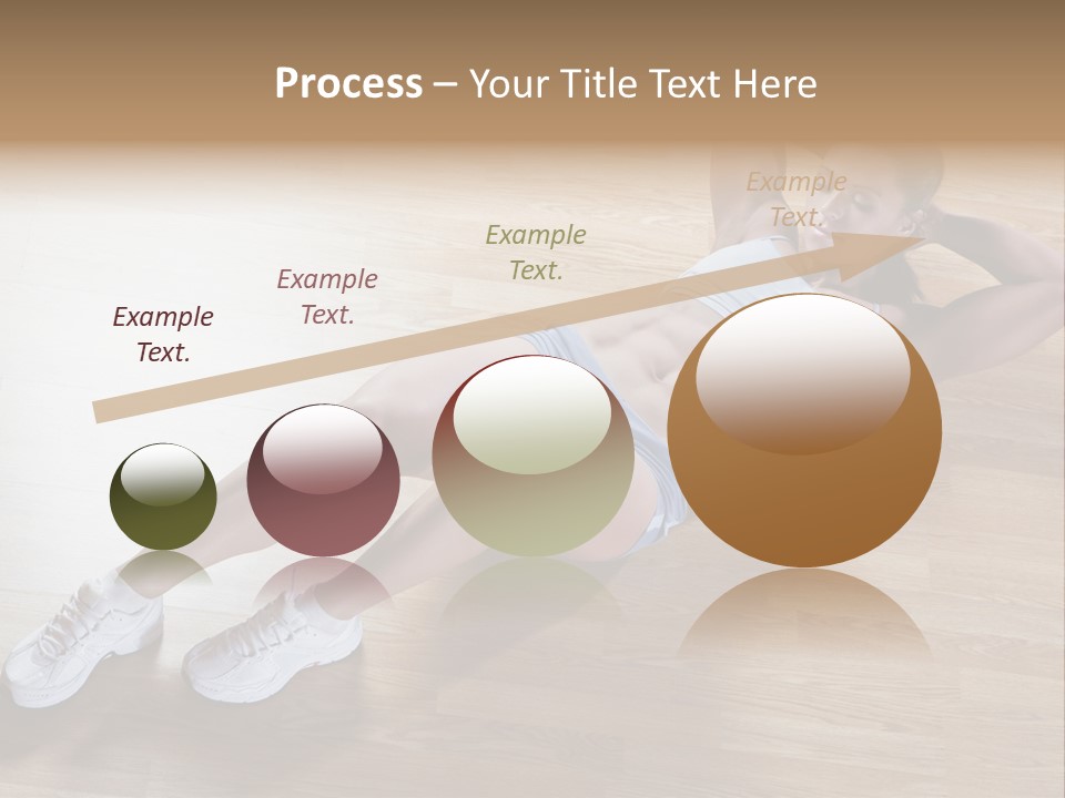 Girl Routine Bra PowerPoint Template