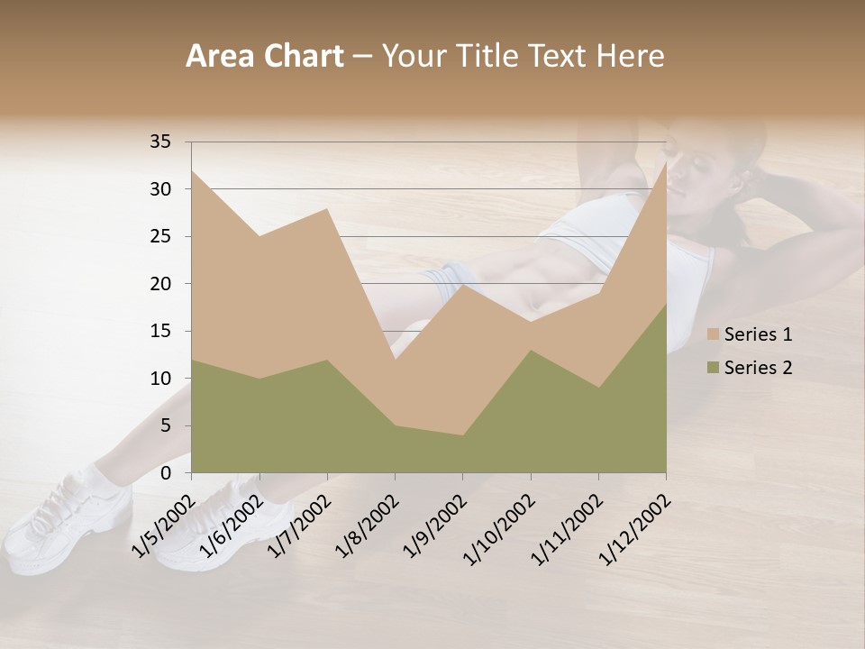 Girl Routine Bra PowerPoint Template