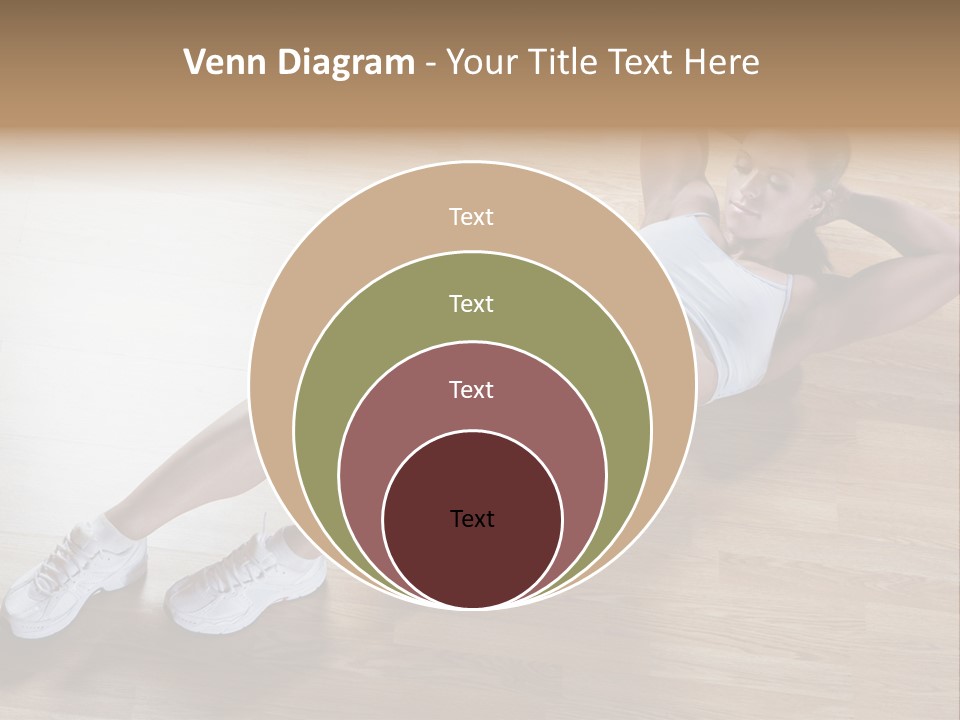 Girl Routine Bra PowerPoint Template