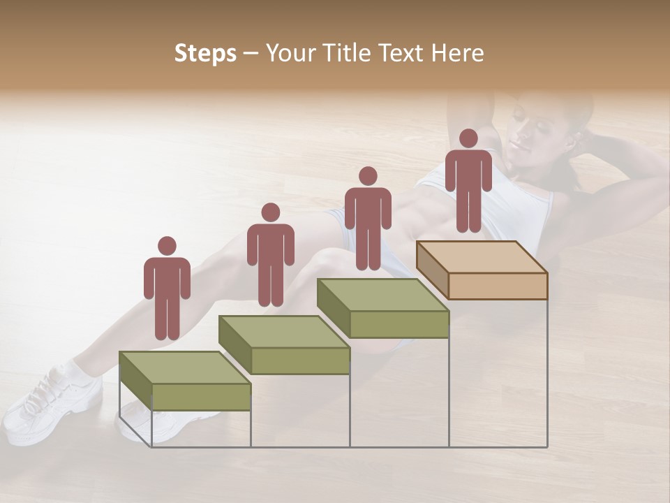 Girl Routine Bra PowerPoint Template