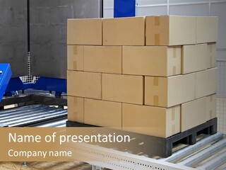 Pack Pallet Industrial PowerPoint Template