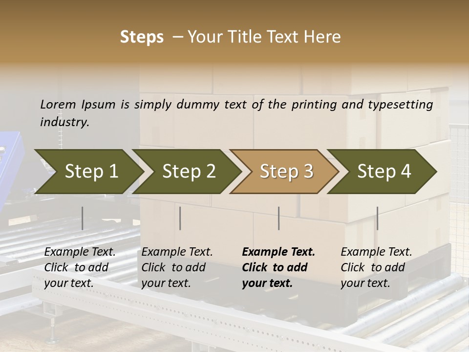 Pack Pallet Industrial PowerPoint Template