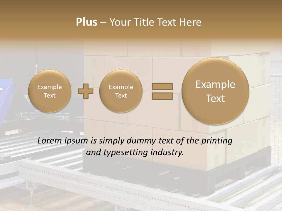 Pack Pallet Industrial PowerPoint Template