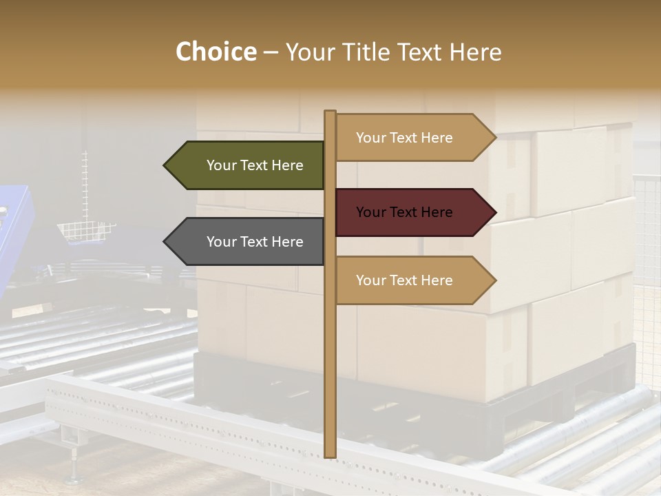 Pack Pallet Industrial PowerPoint Template