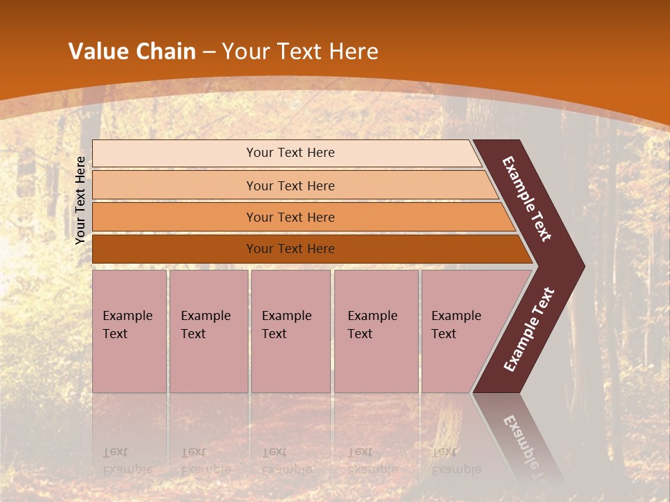 European Trees Pathway PowerPoint Template